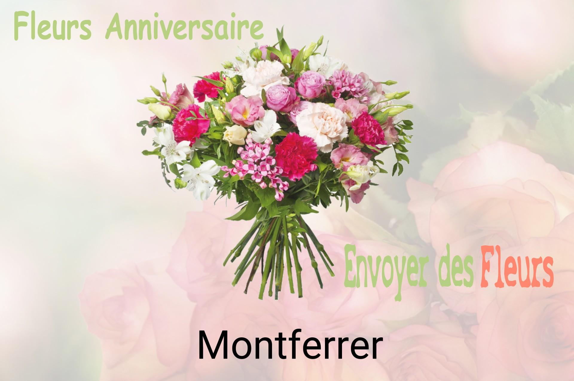 Bouquet de fleurs d’anniversaire livré à Montferrer